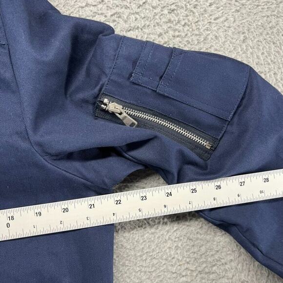 Asos Jacket Men's Medium Full Zip Solid Pockets Casual Blank Cotton Streetwear - Picture 4 of 9